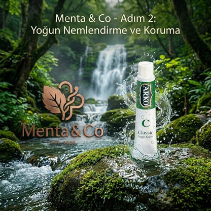 Menta & Co. Çatlak ve Nasır Giderici Yenileyici Ayak Peeling Maskesi & Bakım Seti